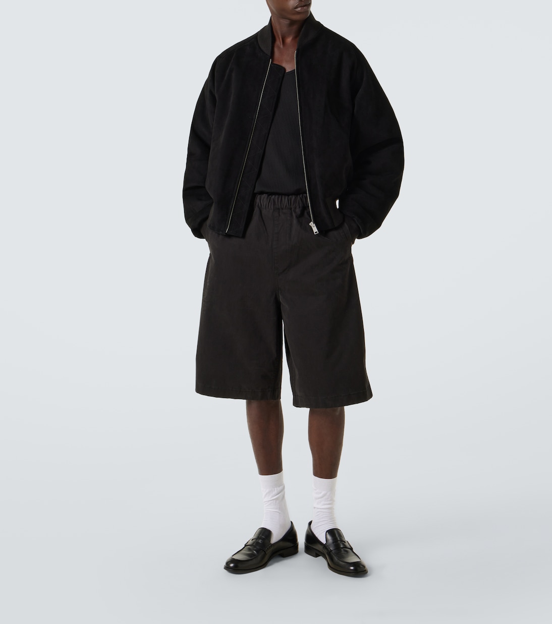 Suede bomber jacket | Entire Studios