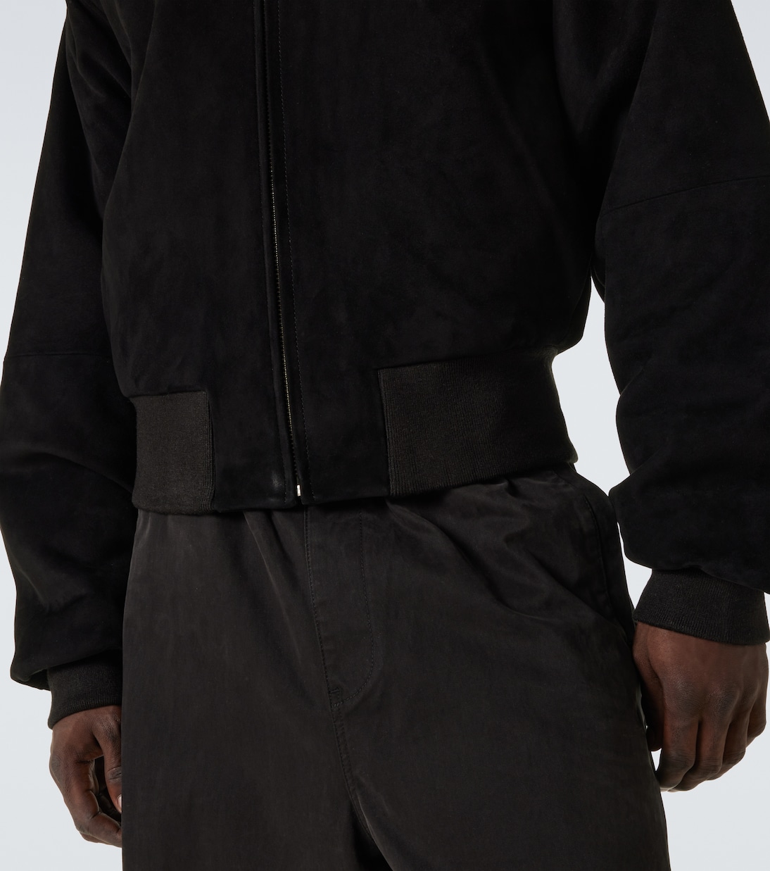 Suede bomber jacket | Entire Studios