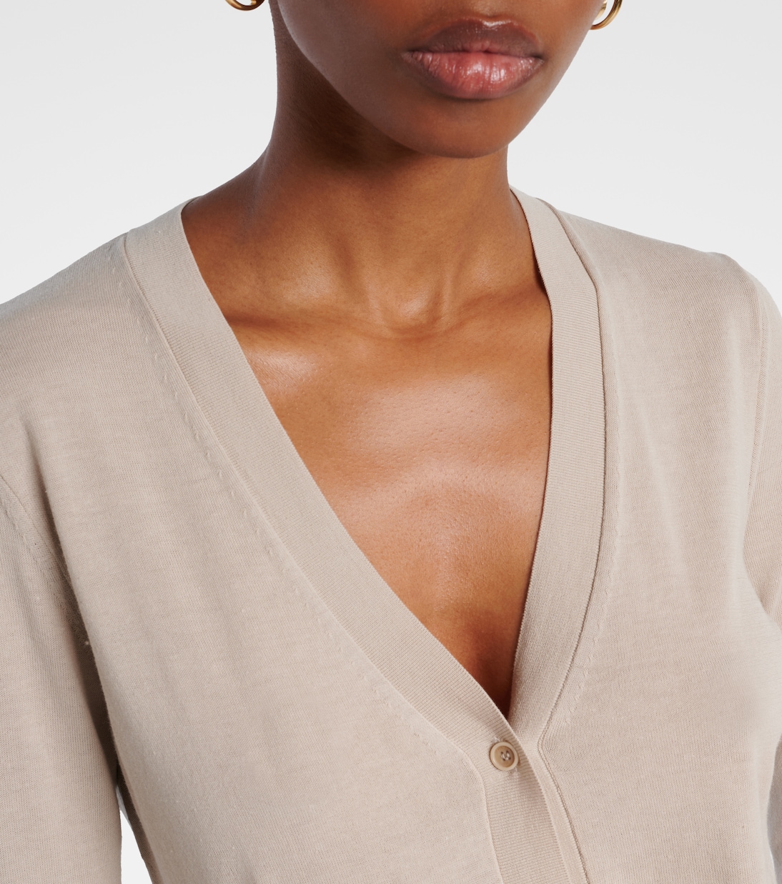 Cardigan Tennis aus Baumwolle und Seide | Max Mara