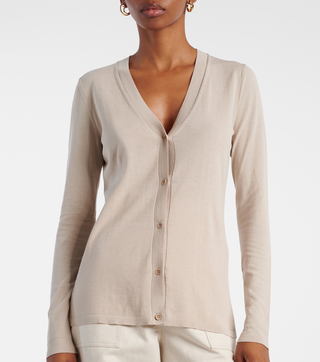 Cardigan Tennis aus Baumwolle und Seide | Max Mara