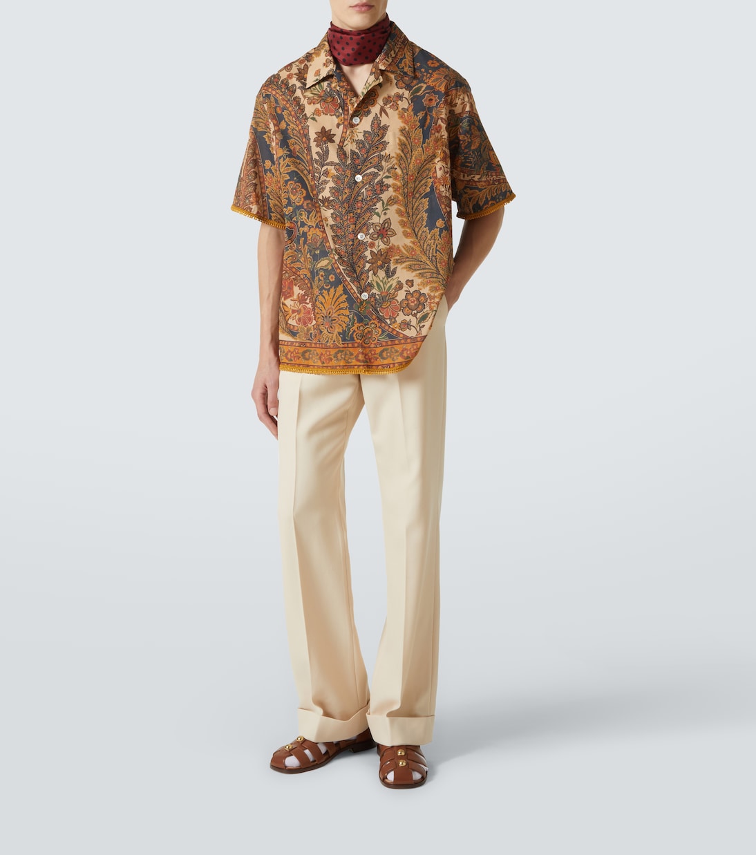 Paisley linen shirt | Valentino