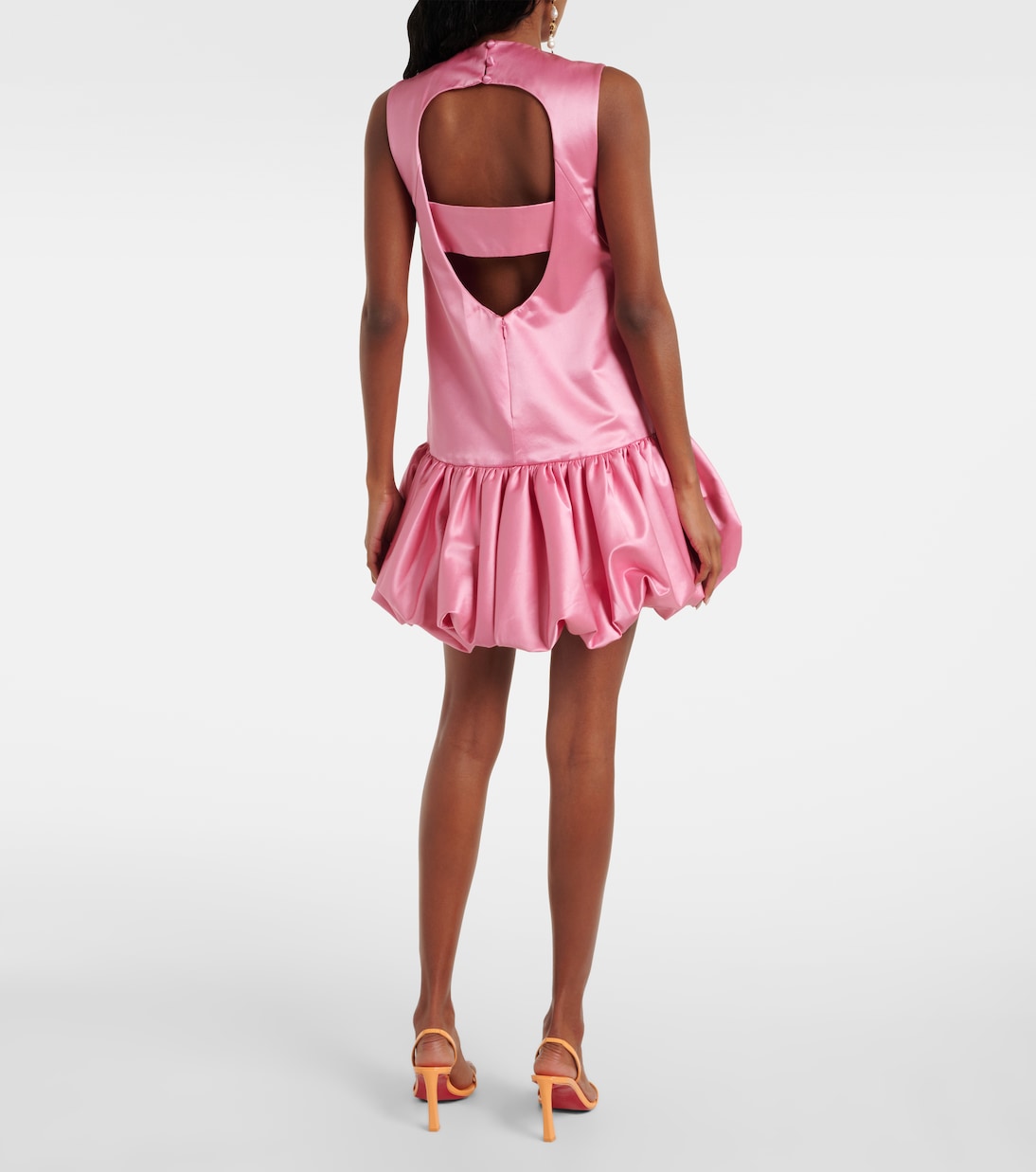 Robe Neptuna en satin à ornements | Alémais