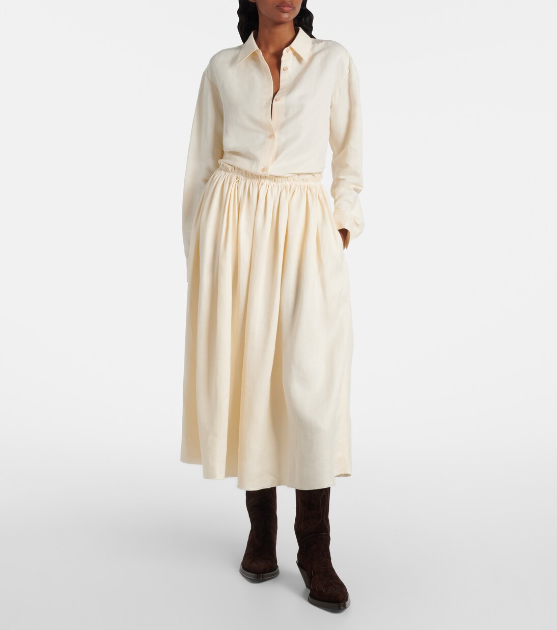 Ferrara linen and silk shirt | Gabriela Hearst