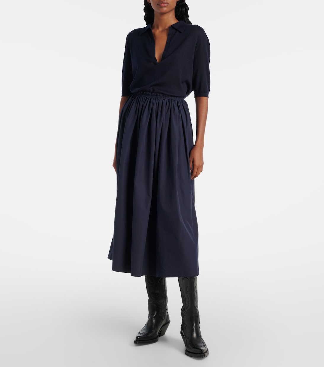 Midirock Chiara aus Baumwolle | Gabriela Hearst