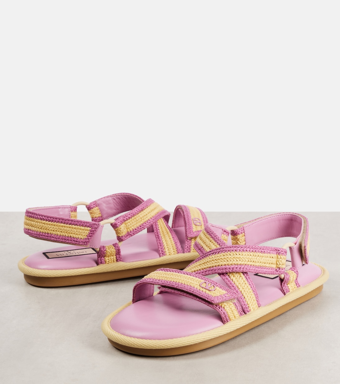 Lake Powell crochet sandals | Valentino Garavani