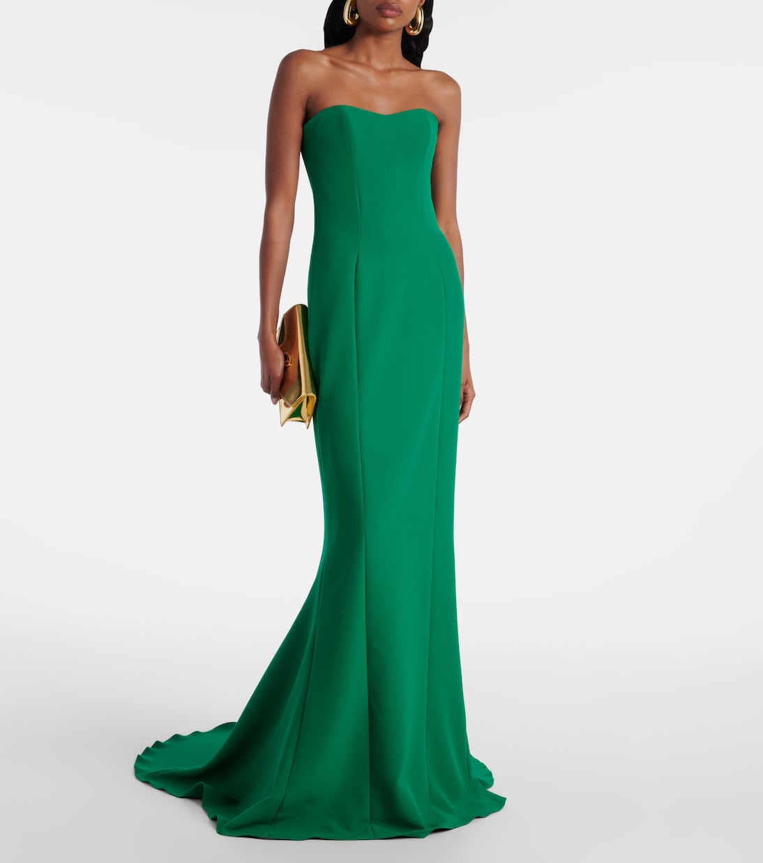 Robe Angelina aus Crêpe | Safiyaa