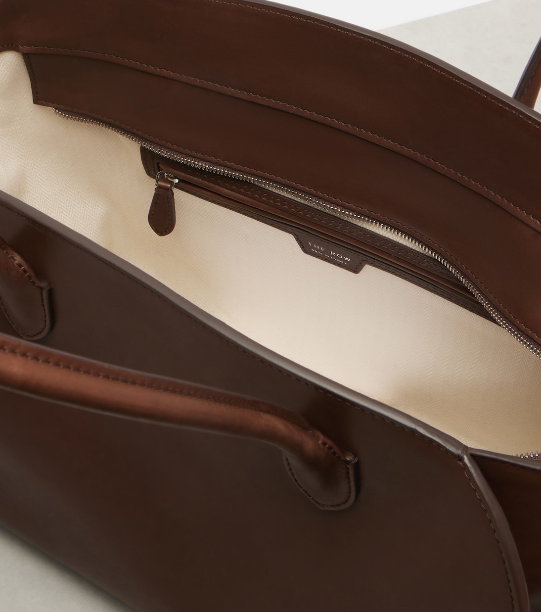 Marlo 14 leather tote bag | The Row