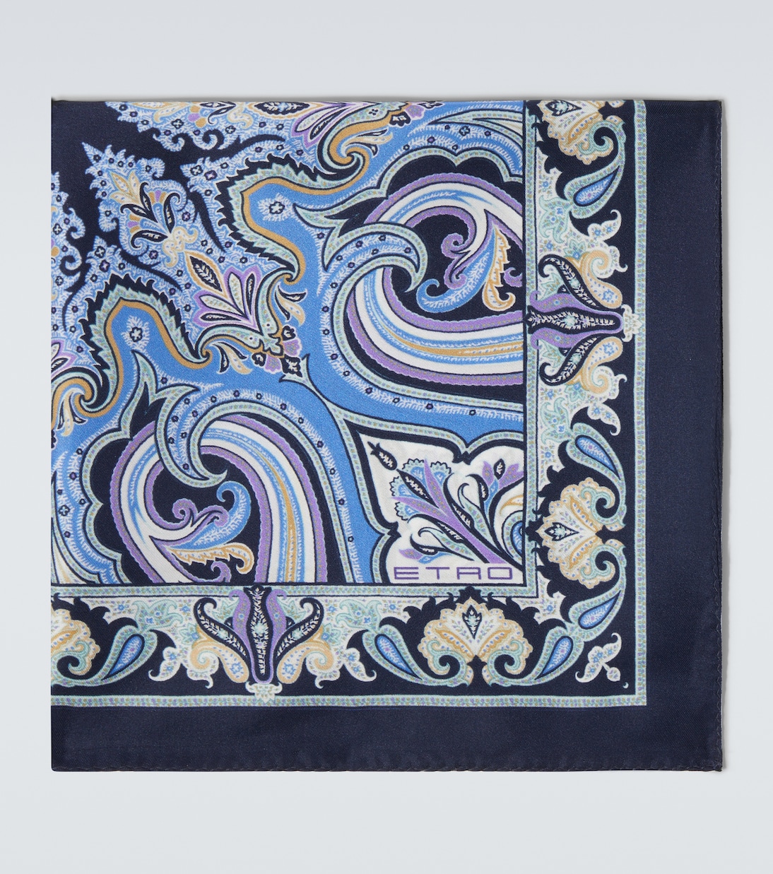 Paisley printed silk pocket square | Etro