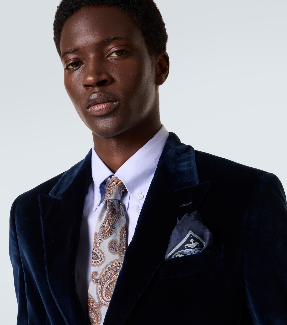 Paisley printed silk pocket square | Etro