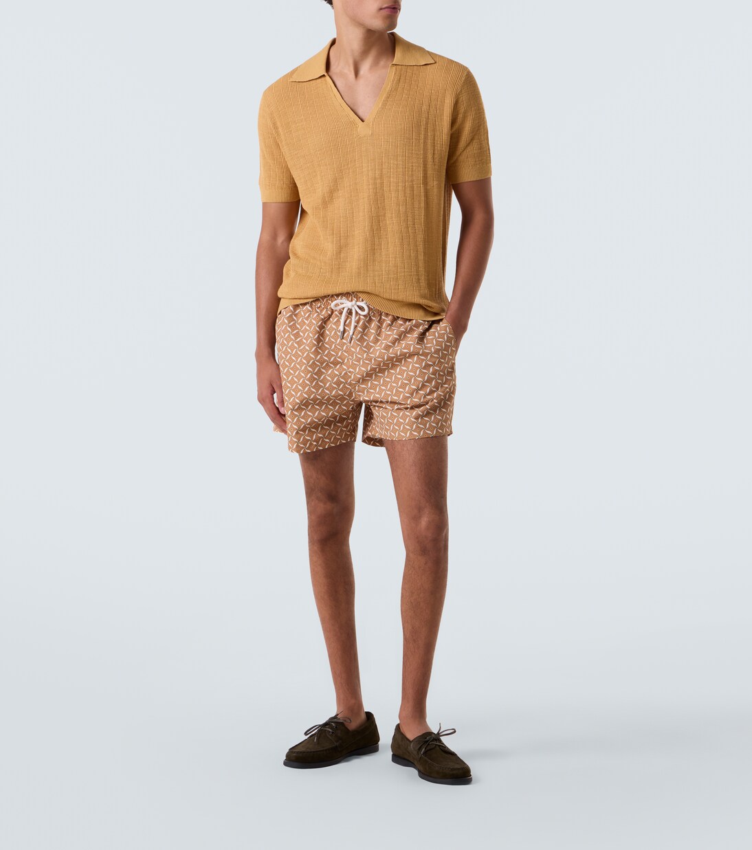 Joaquim cotton-blend polo shirt | Frescobol Carioca