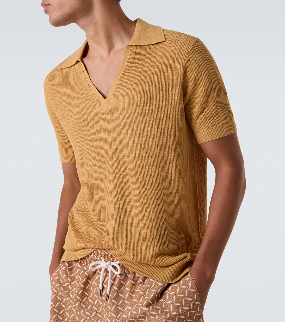 Joaquim cotton-blend polo shirt | Frescobol Carioca