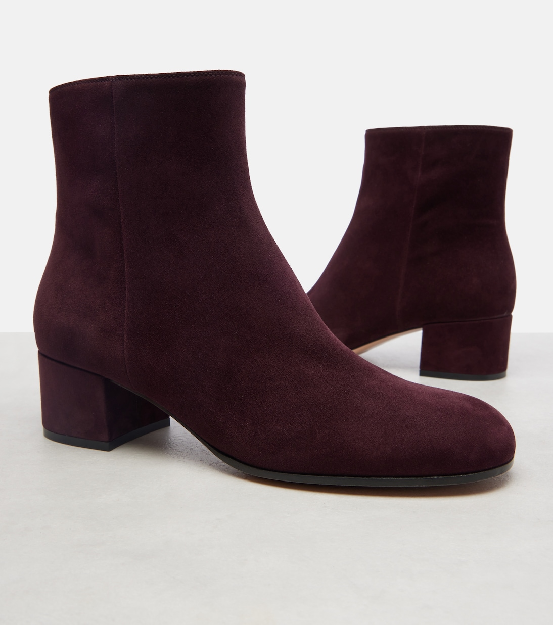 Joelle 45 velvet ankle boots | Gianvito Rossi