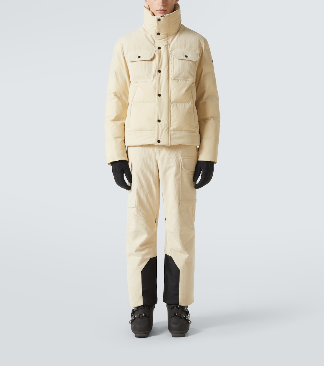 Carlo corduroy-trimmed ski jacket | Fusalp