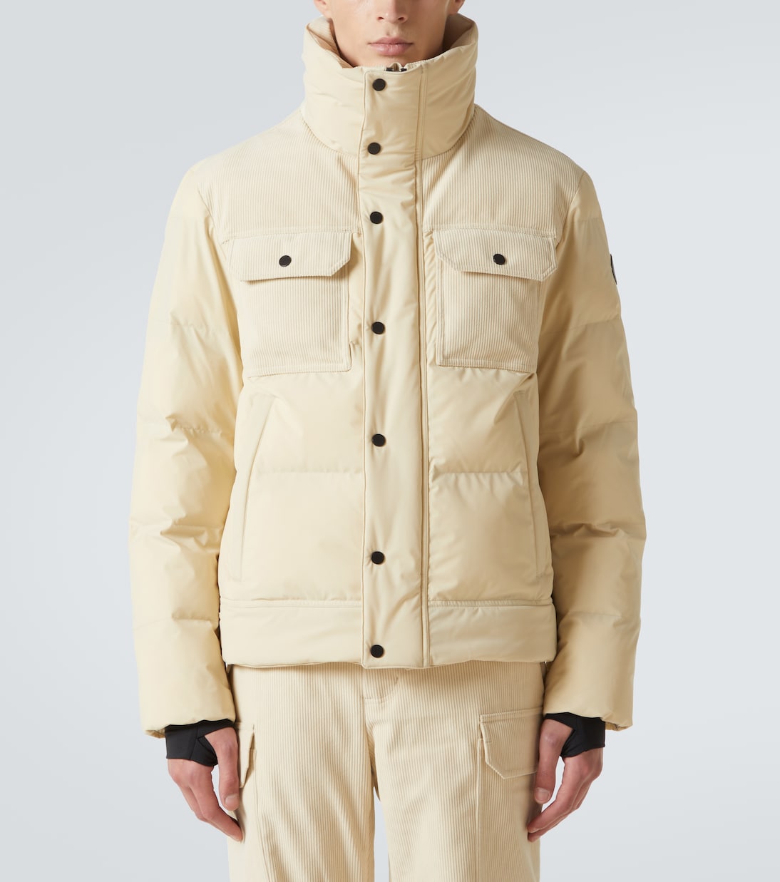 Carlo corduroy-trimmed ski jacket | Fusalp