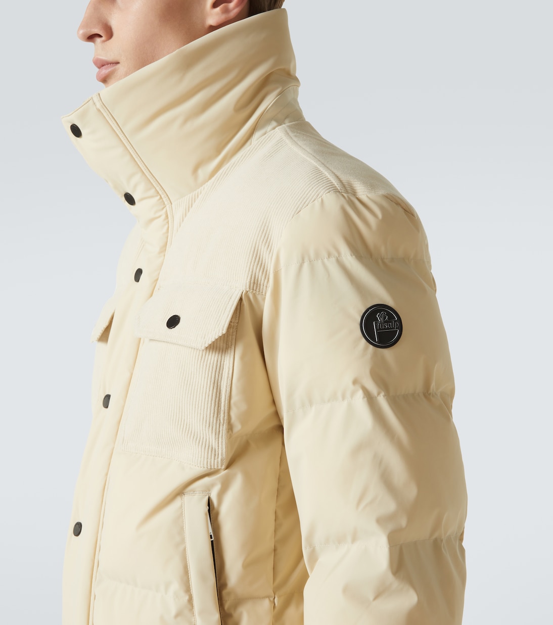 Carlo corduroy-trimmed ski jacket | Fusalp