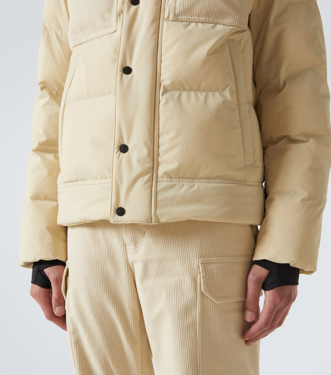 Carlo corduroy-trimmed ski jacket | Fusalp