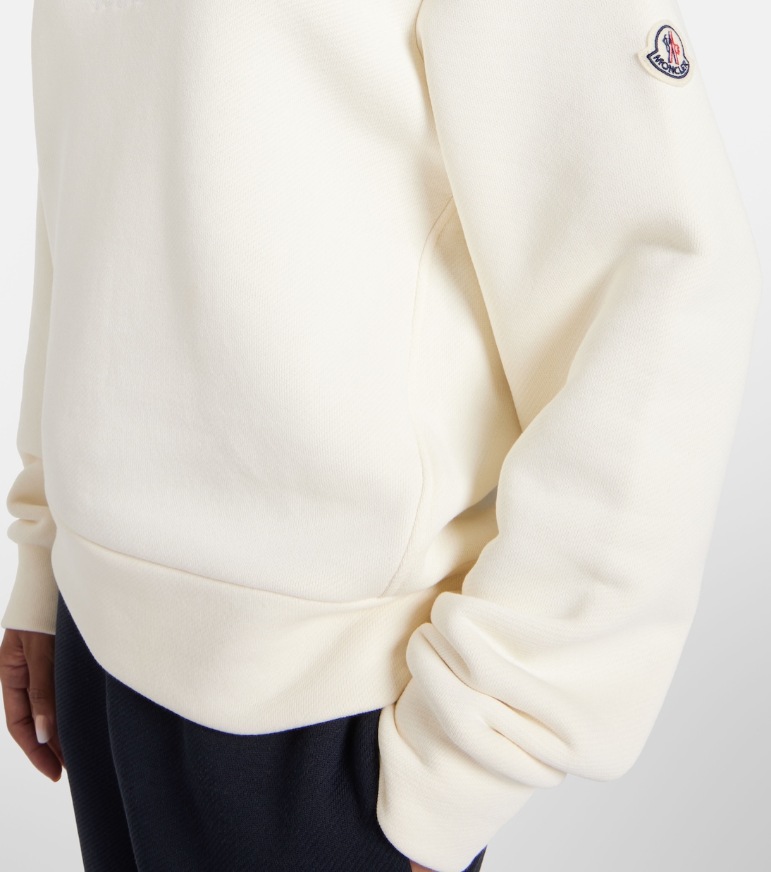 Logo cotton-blend sweatshirt | Moncler