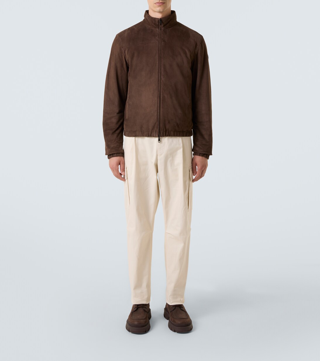 Cernay suede down jacket | Moncler