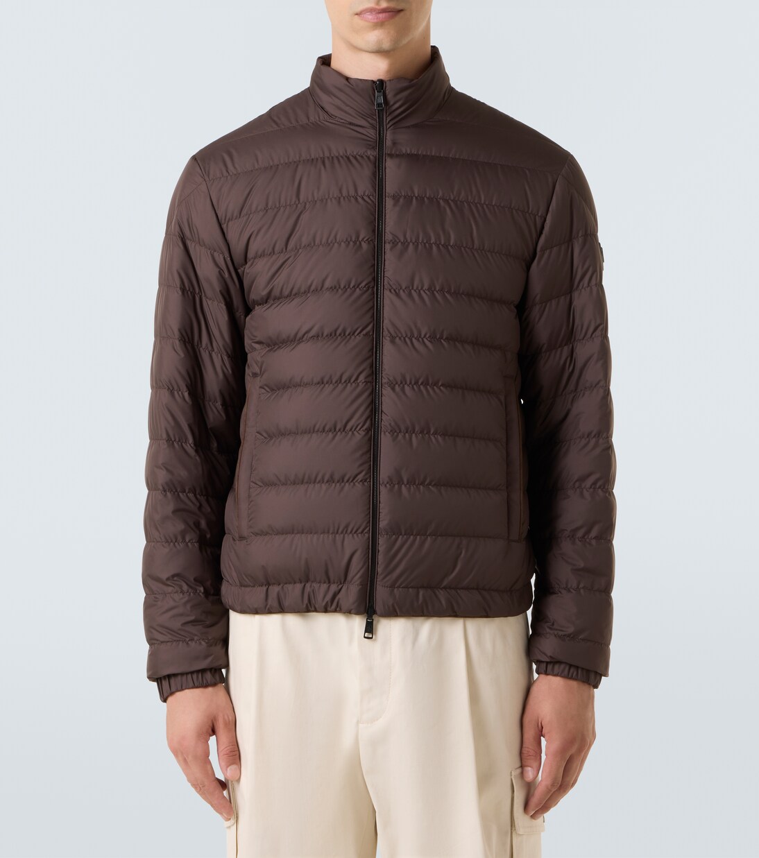 Cernay suede down jacket | Moncler