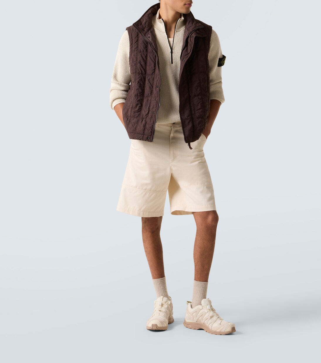 XA Pro 3D suede-trimmed sneakers | Salomon