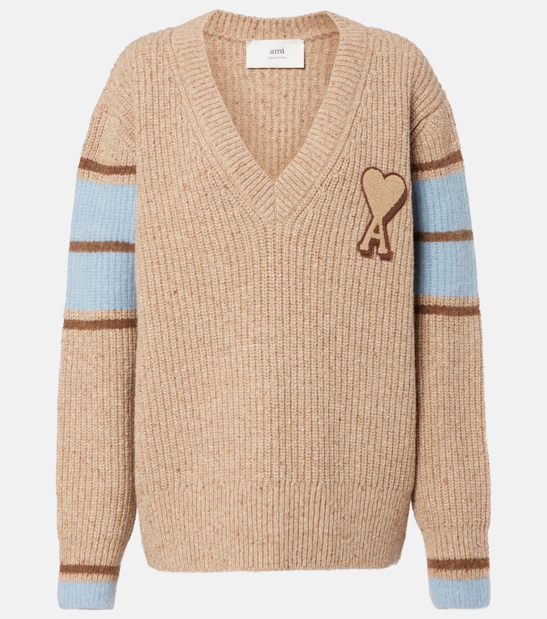 Jersey Ami de Coeur en mezcla de lana y alpaca | Ami Paris