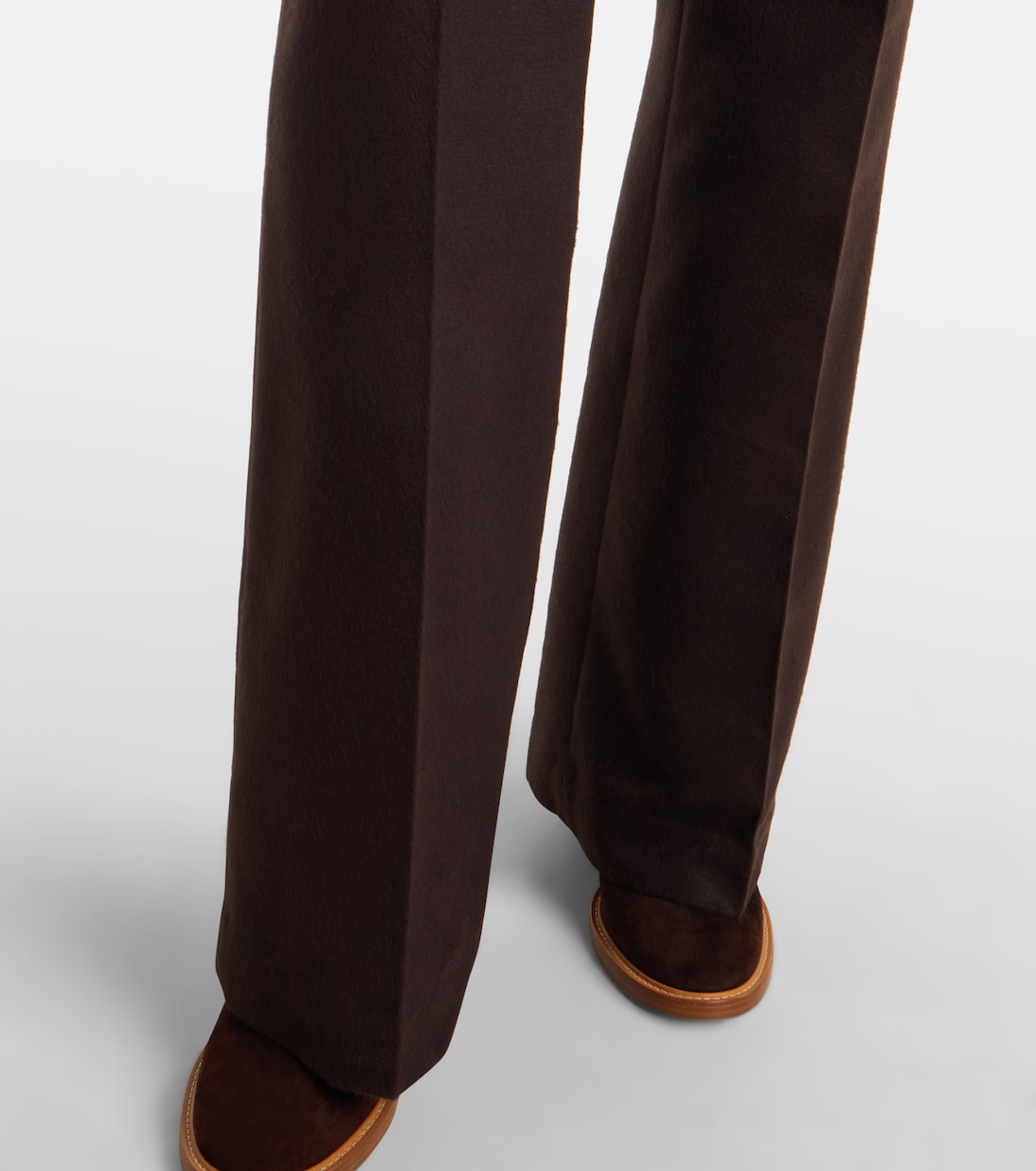 Pantaloni flared Vesta in seta | Gabriela Hearst