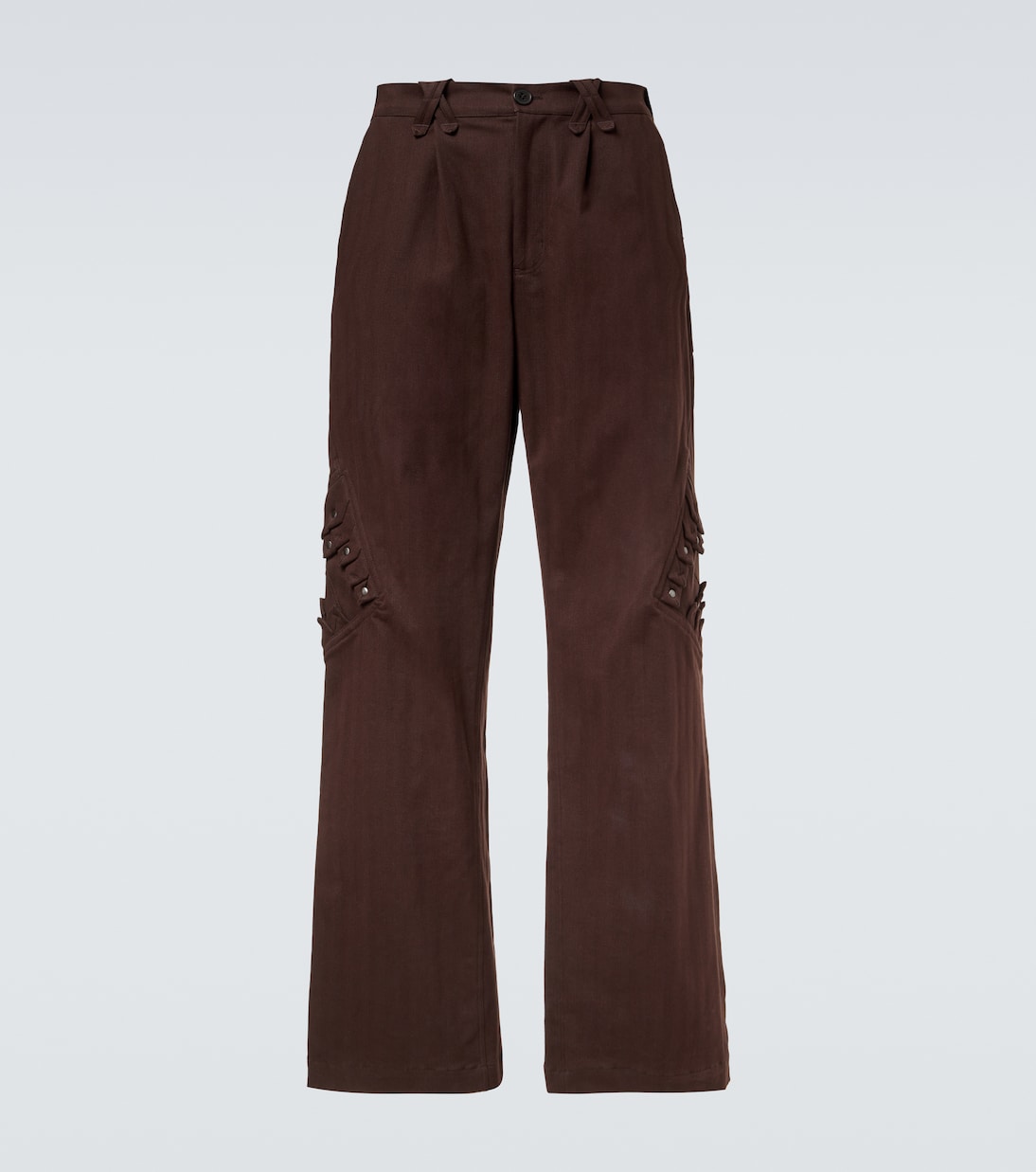Estike cotton-blend wide-leg pants | Kiko Kostadinov