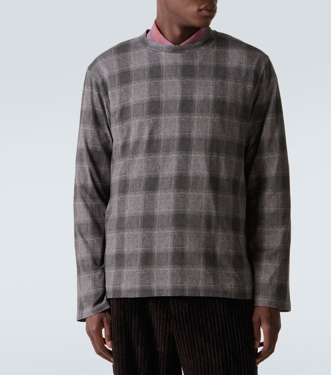 Top in jersey di cotone a quadri | Our Legacy