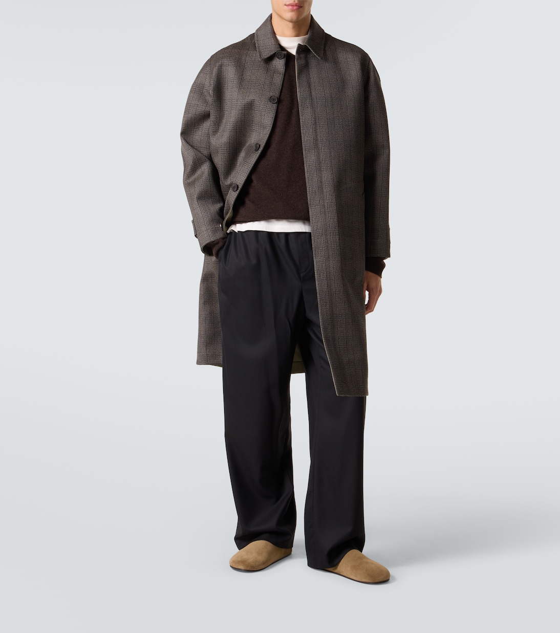 Hudson suede mules | The Row