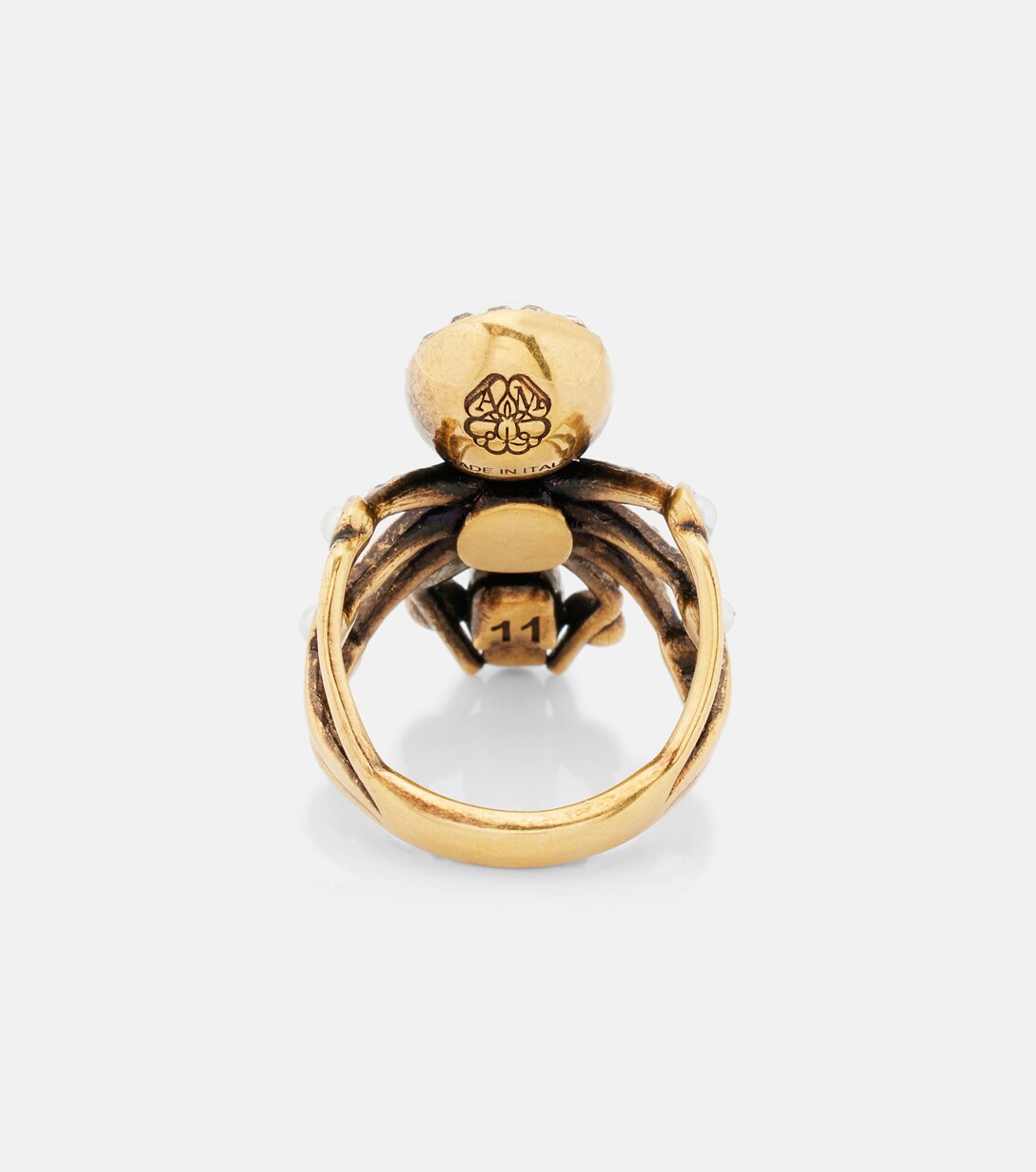 蜘蛛缀饰戒指 | McQueen