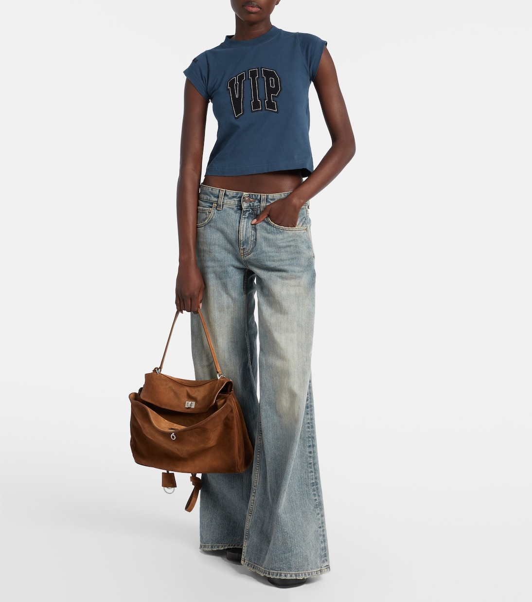 Rodeo Medium suede tote bag | Balenciaga