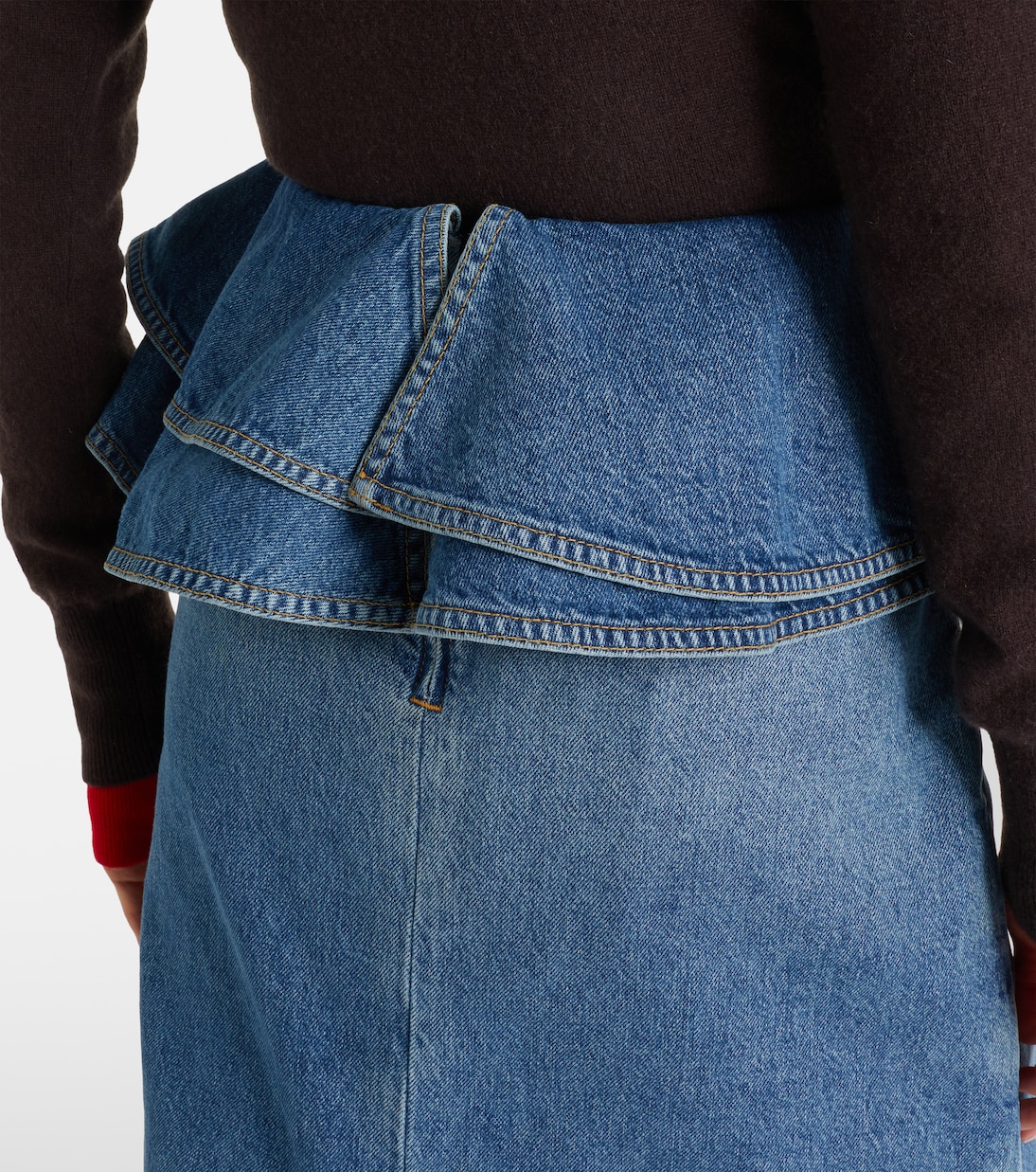 Jupe midi en jean | Plan C