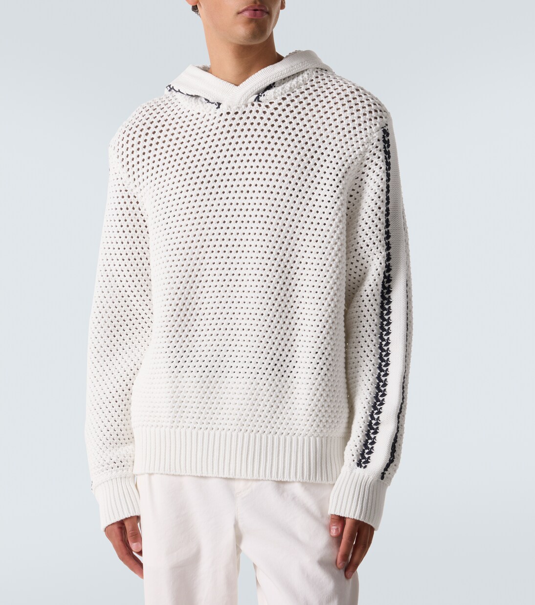 Sudadera Kirk de crochet en mezcla de algodón | Orlebar Brown