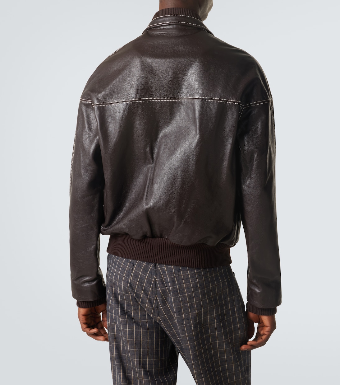 Lederjacke Time | Wales Bonner