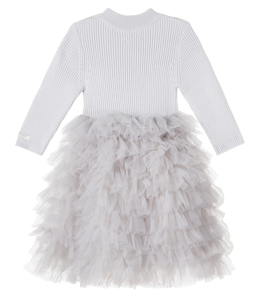 Baby Cecilly wool-blend tulle dress | Donsje