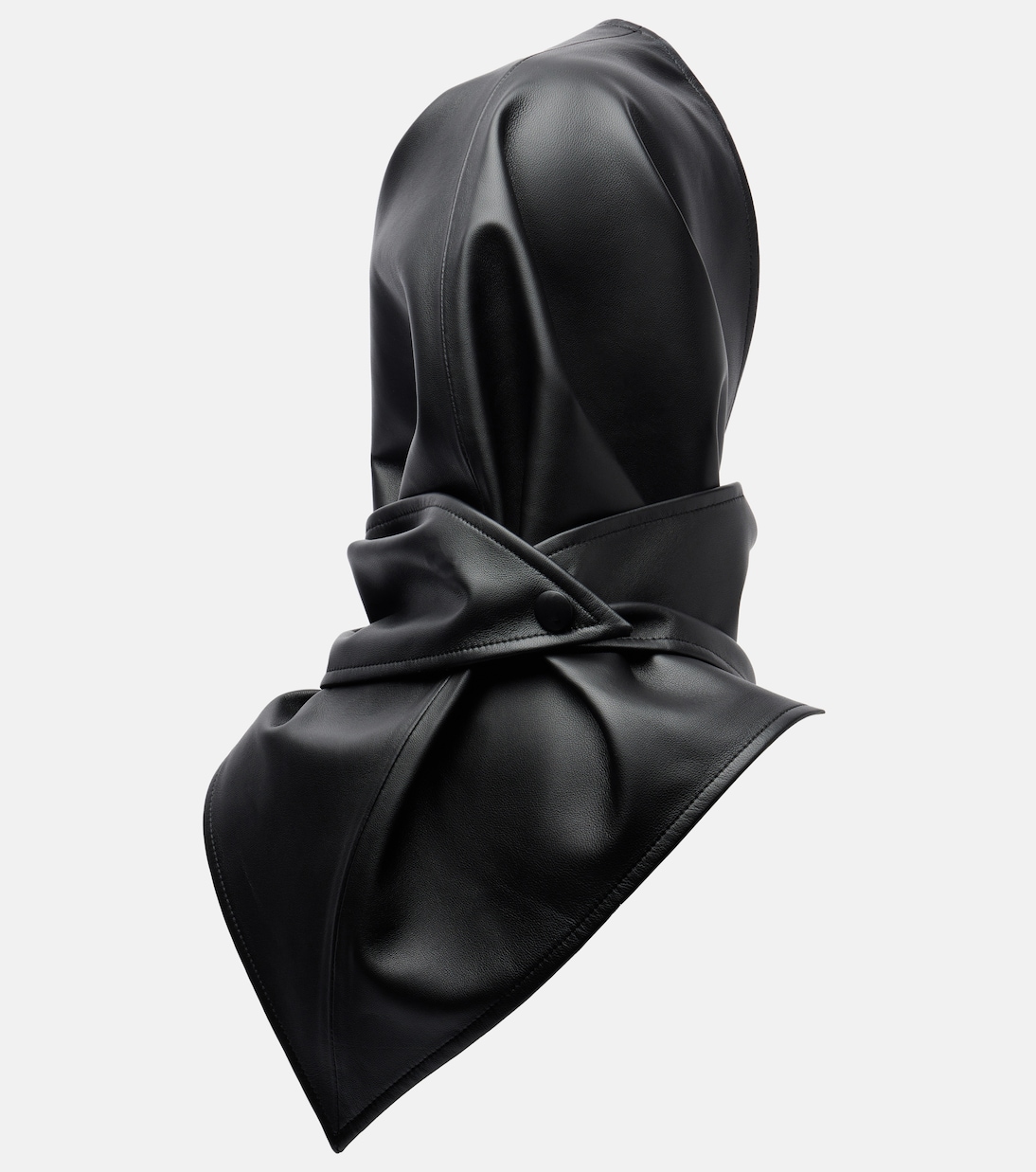 Leather hood | Nour Hammour