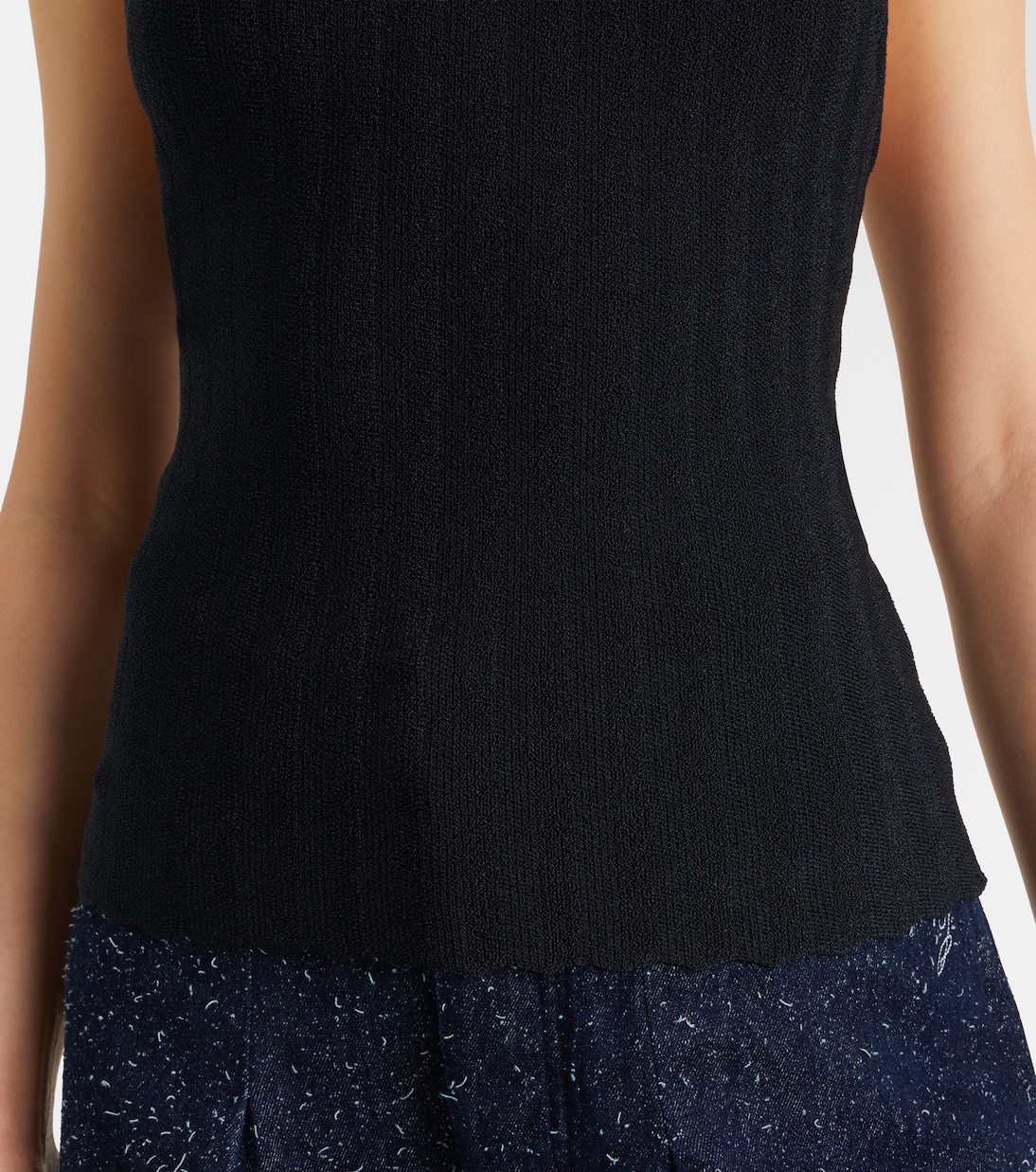 Tablier knitted halterneck top | Jacquemus