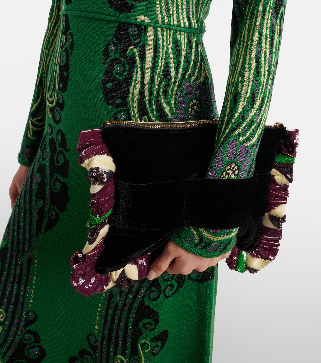 Clutch con paillettes | La DoubleJ