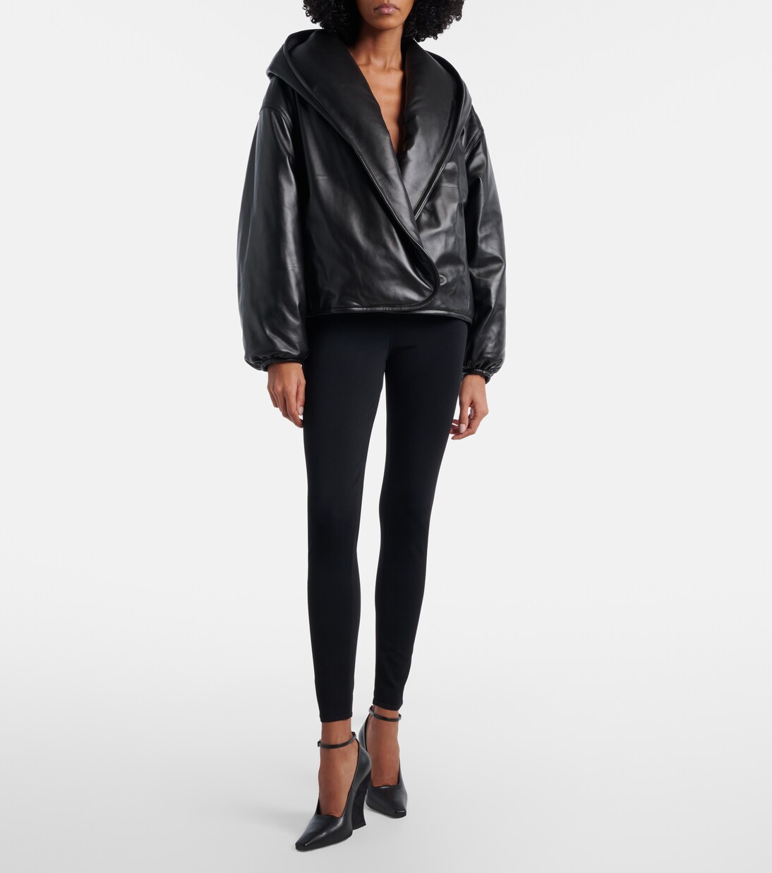 110 leather wedges | Alaïa