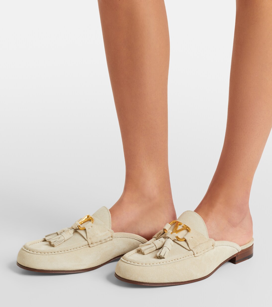 VLogo suede mules | Valentino Garavani
