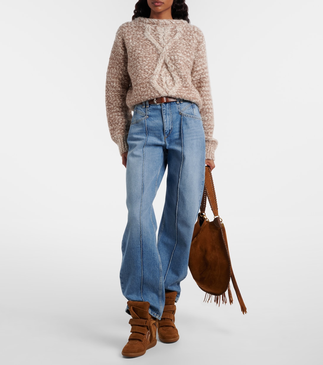 High-Top Sneakers Bekett aus Veloursleder | Isabel Marant