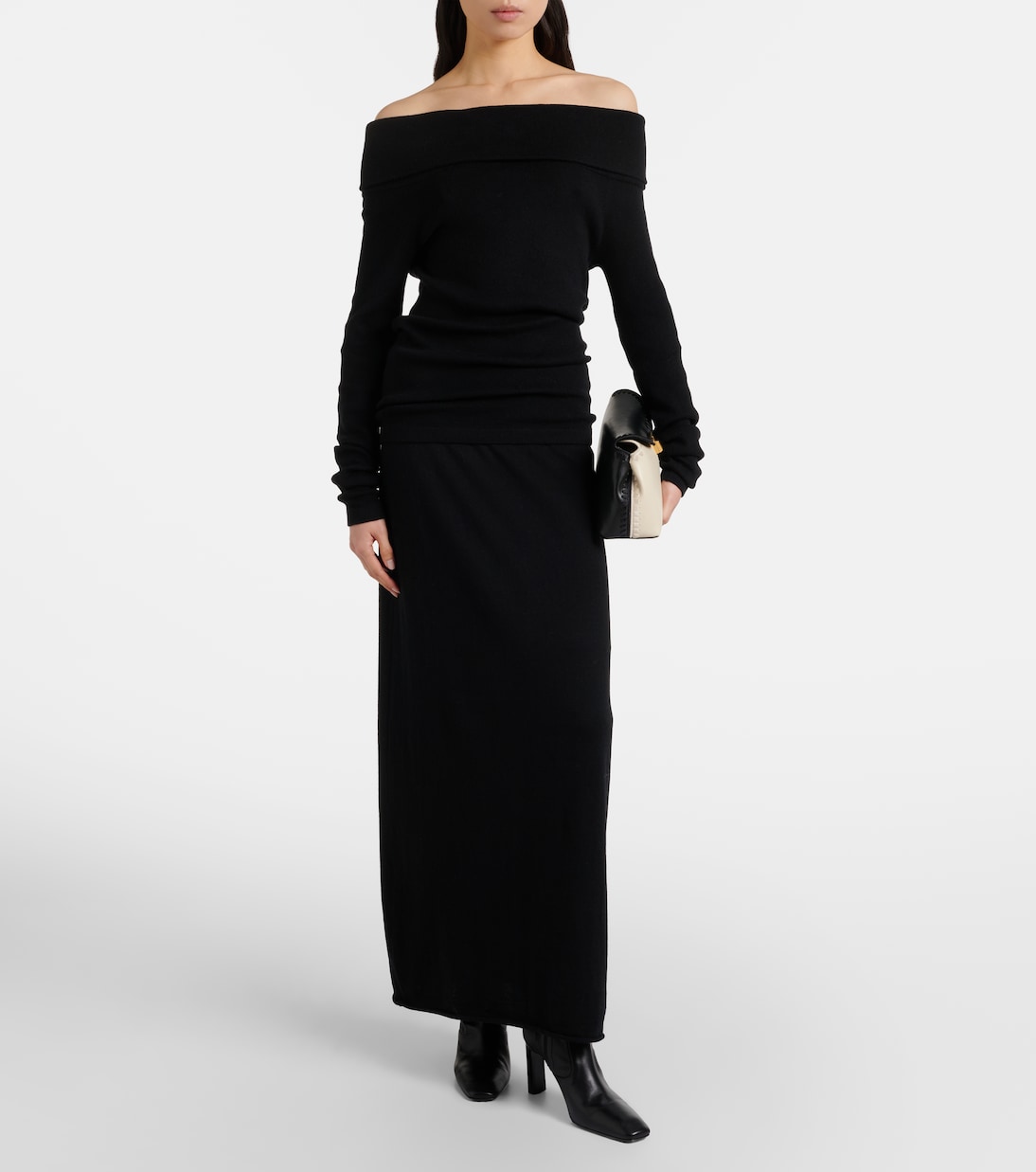 Maxirock Charlotta aus Baumwolle und Kaschmir | Lisa Yang