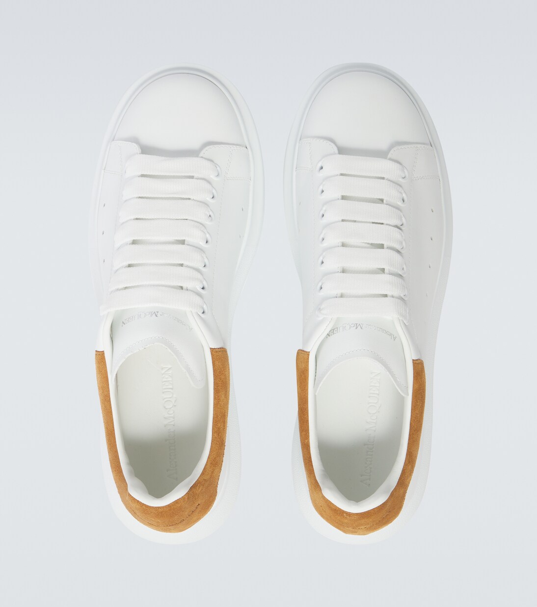 Oversized leather sneakers | McQueen
