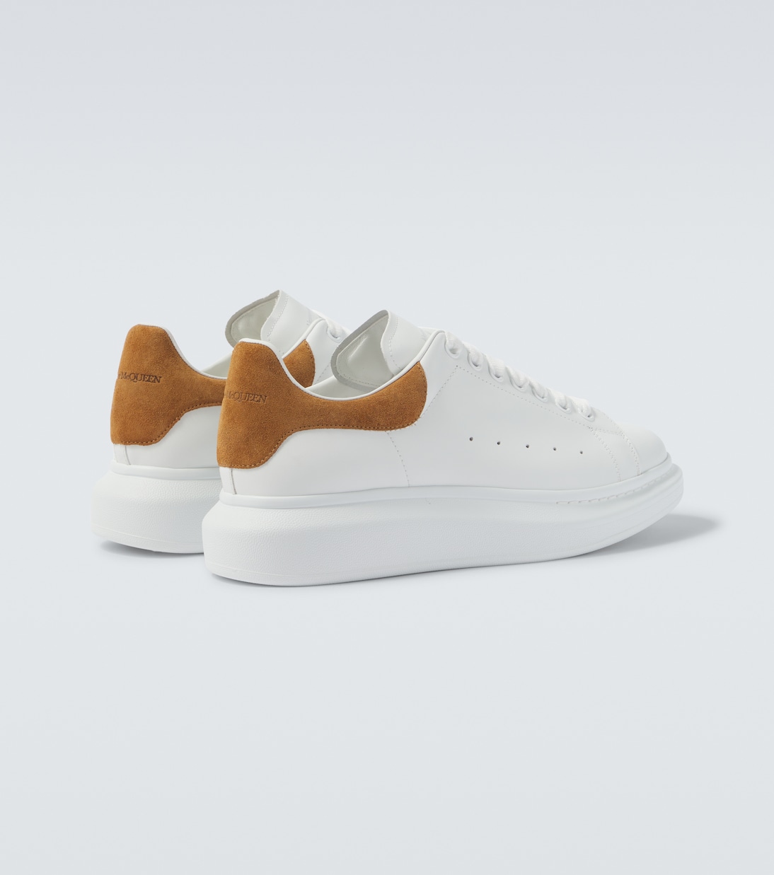 Oversized leather sneakers | McQueen