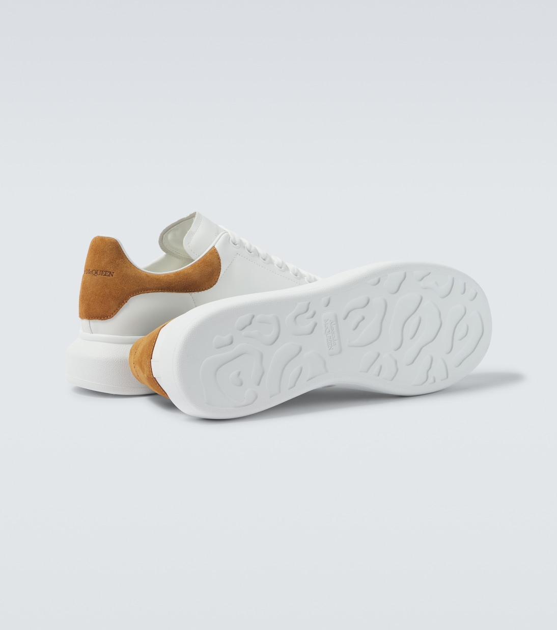 Oversized leather sneakers | McQueen