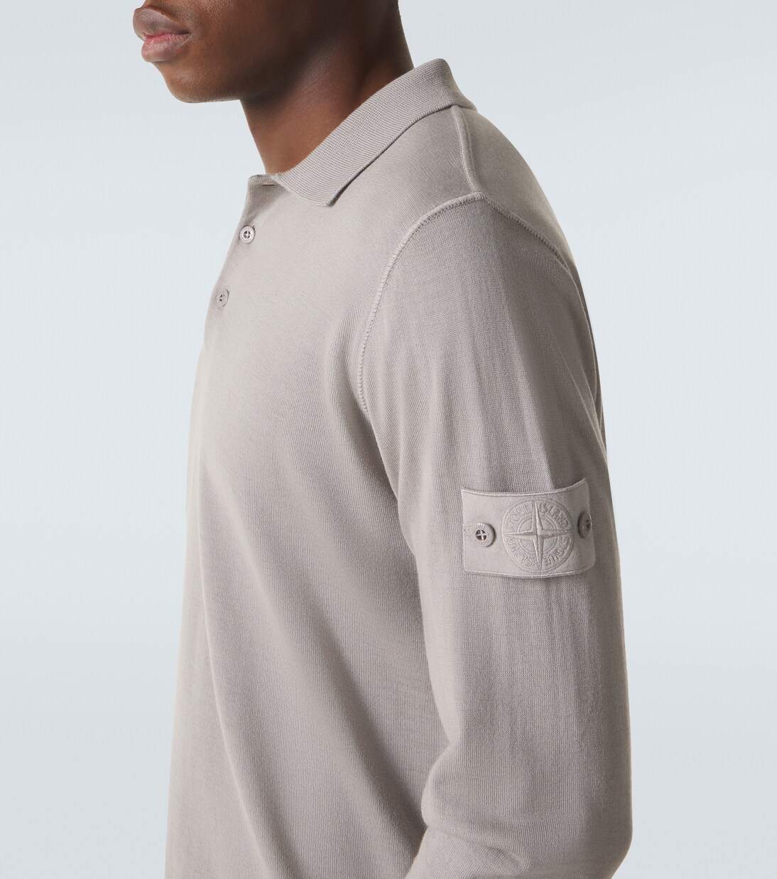 Polohemd Compass aus Schurwolle | Stone Island