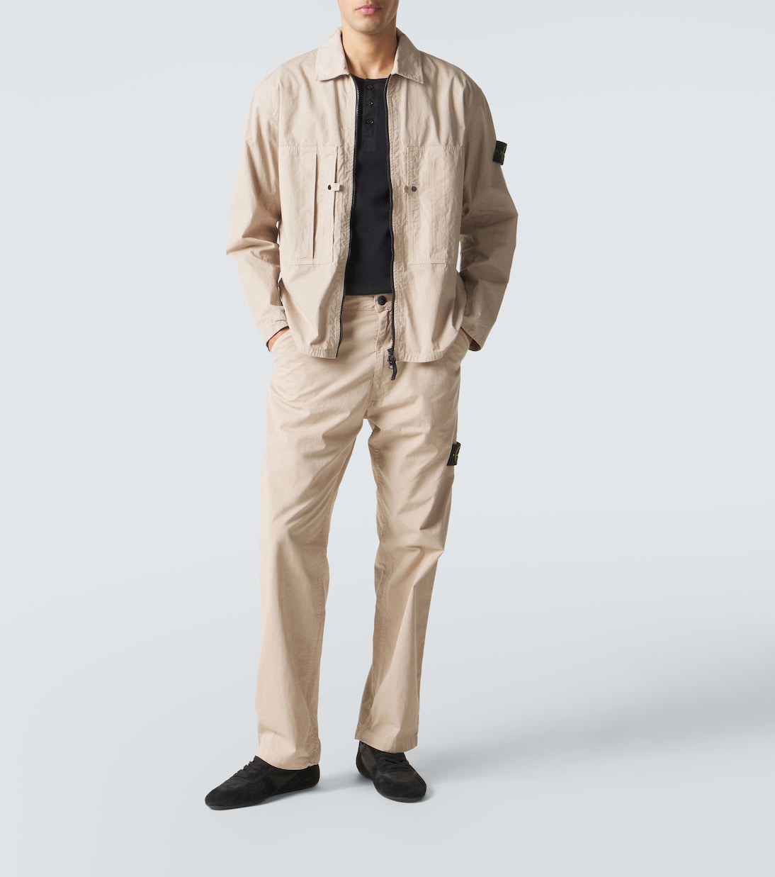 Gerade Hose Compass aus Baumwolle | Stone Island