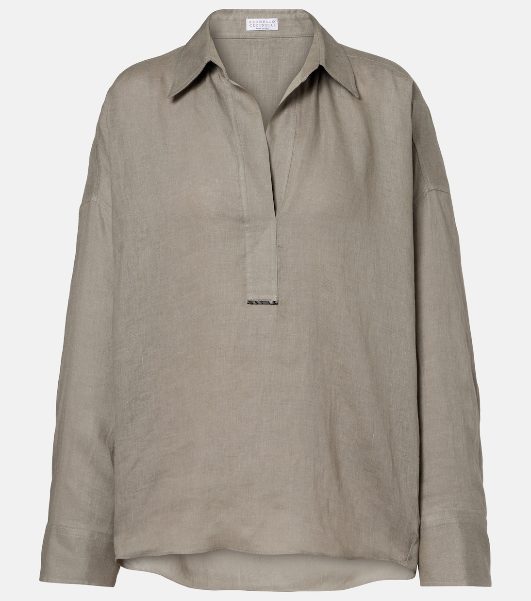 Hemd aus Leinen | Brunello Cucinelli
