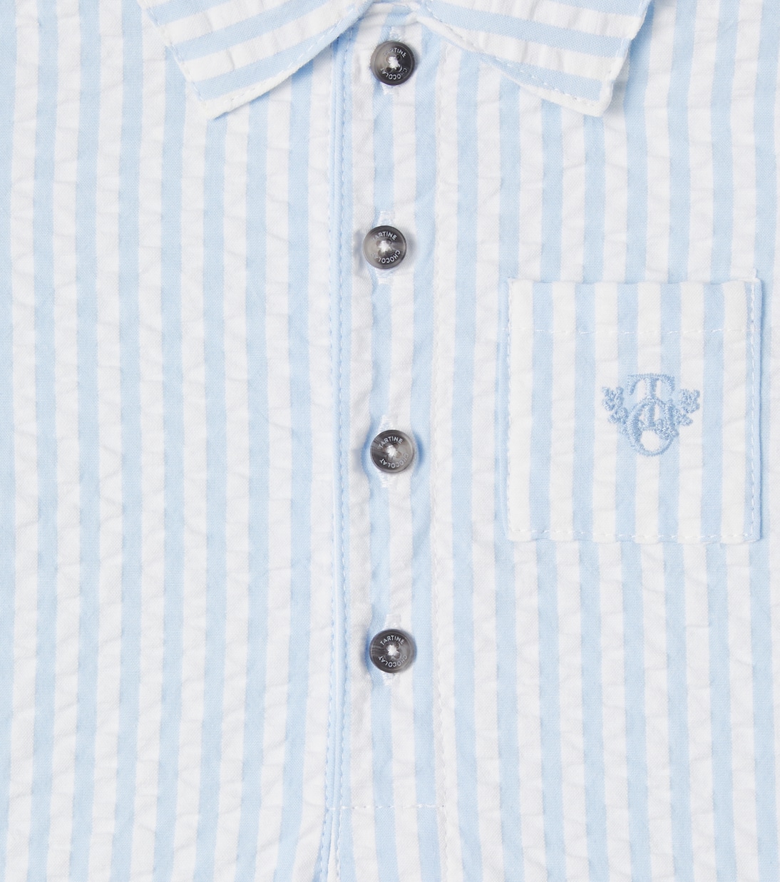 Baby Spieler aus Baumwoll-Seersucker | Tartine et Chocolat