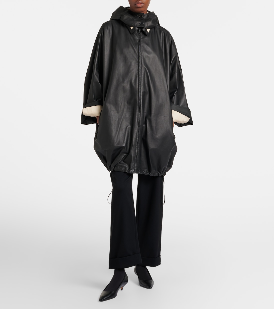 Cassandre leather coat | The Row